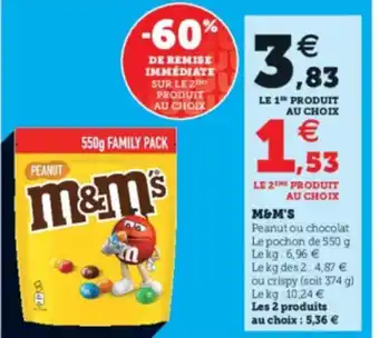 Hyper U M&M's offre