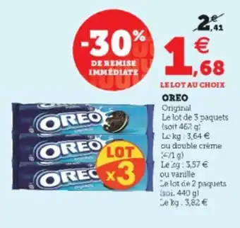 Hyper U Oreo offre