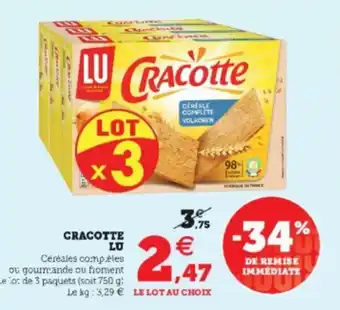 Hyper U Cracotte Lu offre