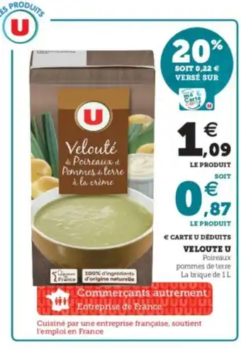 Hyper U Veloute U offre