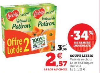 Hyper U Soupe Liebig offre