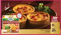 Carrefour Market ISLA DÉLICE Lardons de poulet Halal offre