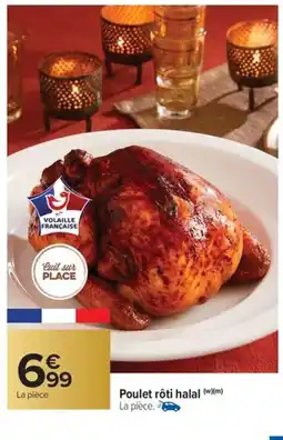 Carrefour Market Poulet rôti halal offre
