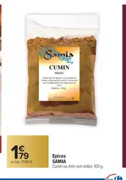 Carrefour Market SAMIA Epices offre