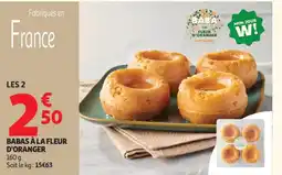 Auchan Babas à la fleur d'oranger offre
