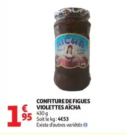 Auchan AÏCHA Confiture de figues violettes offre