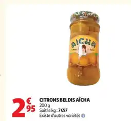 Auchan AÏCHA Citrons beldis offre