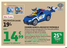 Auchan Figurine search & rescue pat patrouille offre