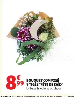 Auchan Bouquet composé 9 tiges fête de l'aïd offre