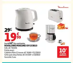 Auchan MOULINEX Bouilloire BY153B10 offre