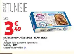Auchan BILKIS Dattes branchées deglet nour offre