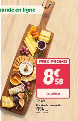 Promocash Planche de présentation Acacia offre