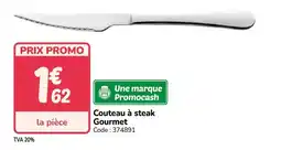 Promocash Couteau à steak Gourmet offre