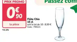 Promocash Flûte Chio offre