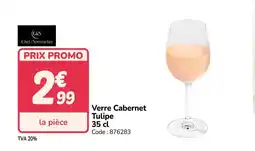 Promocash Verre Cabernet Tulipe offre