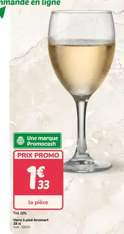 Promocash Verre à pied Arcsmart offre