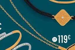 E.Leclerc Bijoux Chaîne maille cheval, 42 cm, or jaune offre