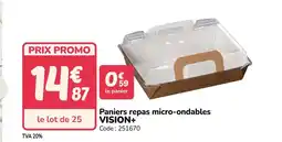 Promocash VISION+ Paniers repas micro-ondables offre