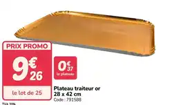 Promocash Plateau traiteur or offre
