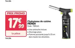 Promocash HENDI Chalumeau de cuisine offre