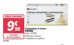 Promocash HENDI Cartouches à crème offre