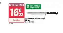 Promocash Couteau de cuisine forgé offre