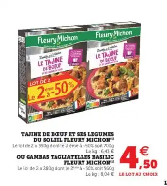 Hyper U Tajine de Bœuf Et Ses Legumes offre