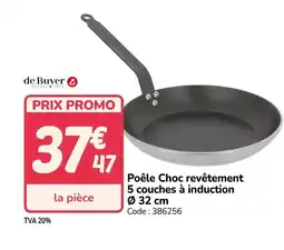 Promocash Poêle Choc revêtement 5 couches à induction offre