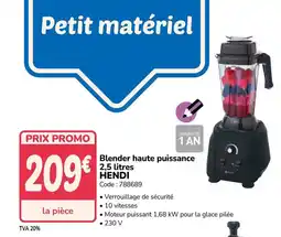 Promocash HENDI Blender haute puissance offre