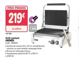 Promocash HENDI Grill contact offre
