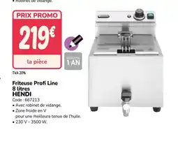 Promocash HENDI Friteuse Profi Line offre