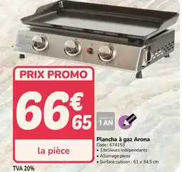 Promocash Plancha à gaz Arona offre