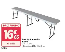 Promocash Banc multifonction pliable offre