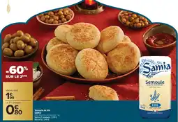 Carrefour Contact SAMIA Semoule de blé offre