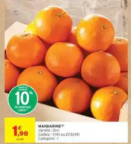 Intermarché Hyper Mandarine offre