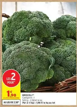 Intermarché Hyper BROCOLI offre