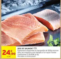 Intermarché Hyper DOS DE SAUMON offre
