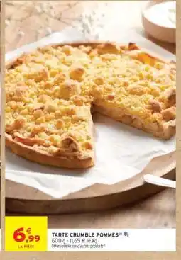 Intermarché Hyper TARTE CRUMBLE POMMES offre
