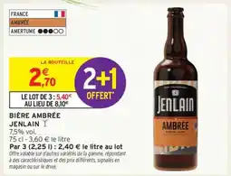 Intermarché Hyper BIÈRE AMBRÉE “JENLAIN” offre