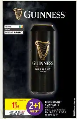 Intermarché Hyper Guinness Draught Stout offre