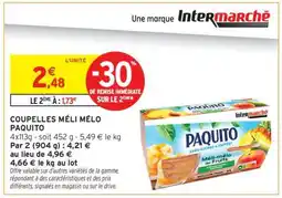 Intermarché Hyper COUPELLES MÉLI MÉLO PAQUITO offre
