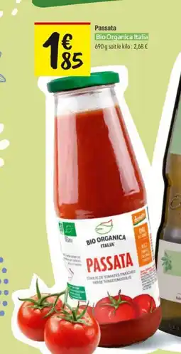 Les Comptoirs de la Bio BIO ORGANICA ITALIA Passata offre