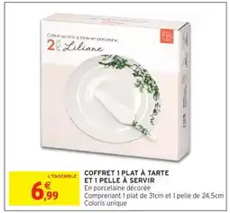 Intermarché Hyper Coffret 1 plat à tarte et 1 pelle à servir offre