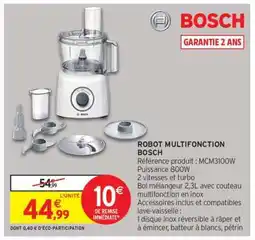 Intermarché Hyper Robot Multifonction Bosch offre