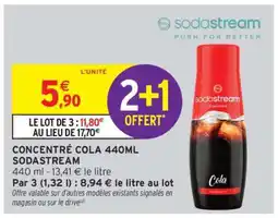 Intermarché Hyper CONCENTRÉ COLA 440ML SODASTREAM offre