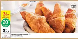 Intermarché CROISSANT PUR BEURRE X6 offre