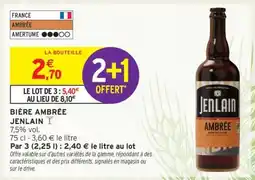 Intermarché BIÈRE AMBRÉE “JENLAIN” offre