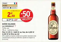 Intermarché LA GOUDALE offre