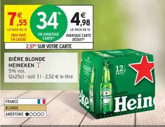 Bière Blonde Heineken
