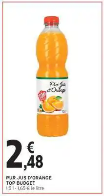 Intermarché Pur Jus D'orange offre